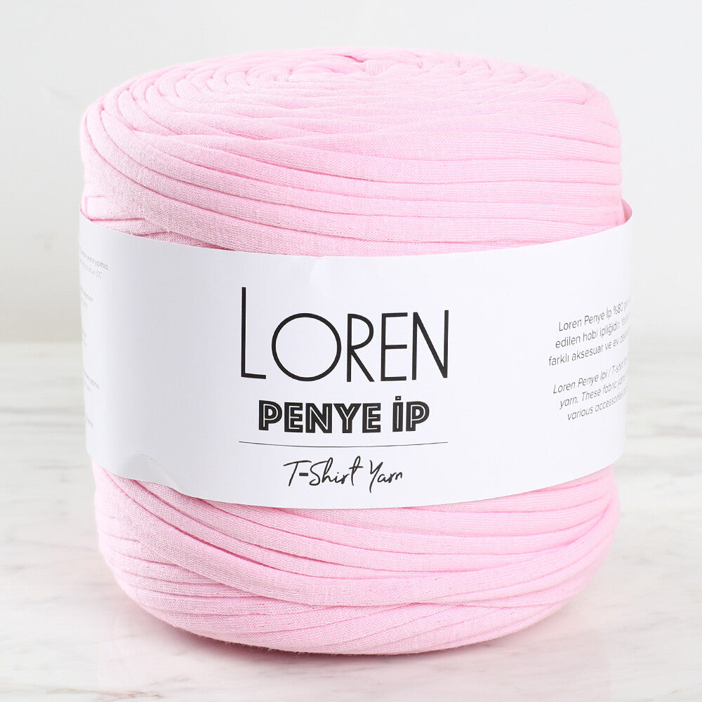 Loren Penye Kumaş El Örgü İpi Pembe - 29